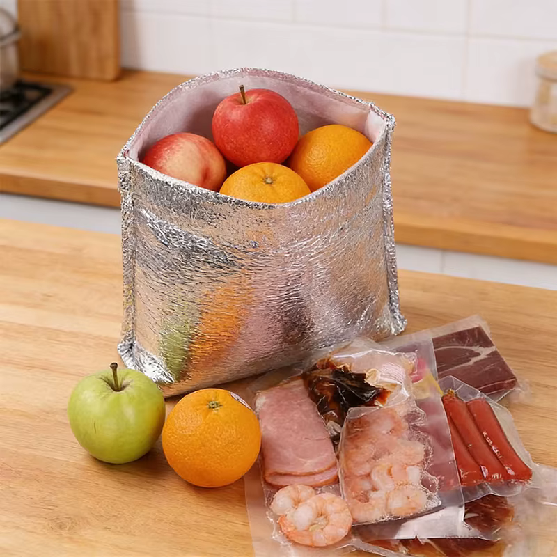 Sac isotherme en aluminium 2/4/6 pièces pour pique-nique