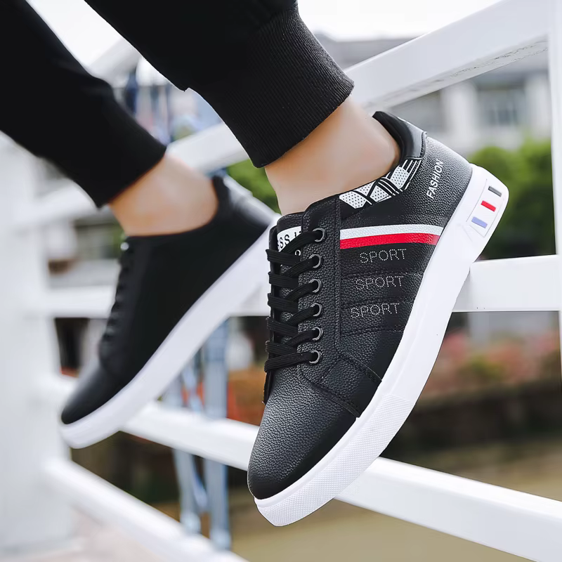 Chaussures plates pour hommes, baskets de sport d'extérieur printemps-automne, chaussures vulcanisées tendance pour hommes