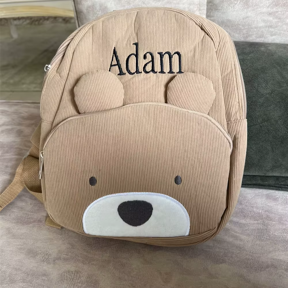 Nom personnalisé 2-10 ans cartable de maternelle mignon ours en peluche enfants livre sac à dos personnalisé en plein air Snack sac à dos