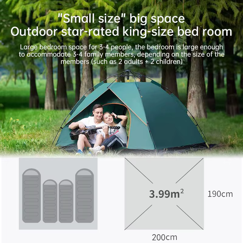 Tente de camping Tatentièrement automatique