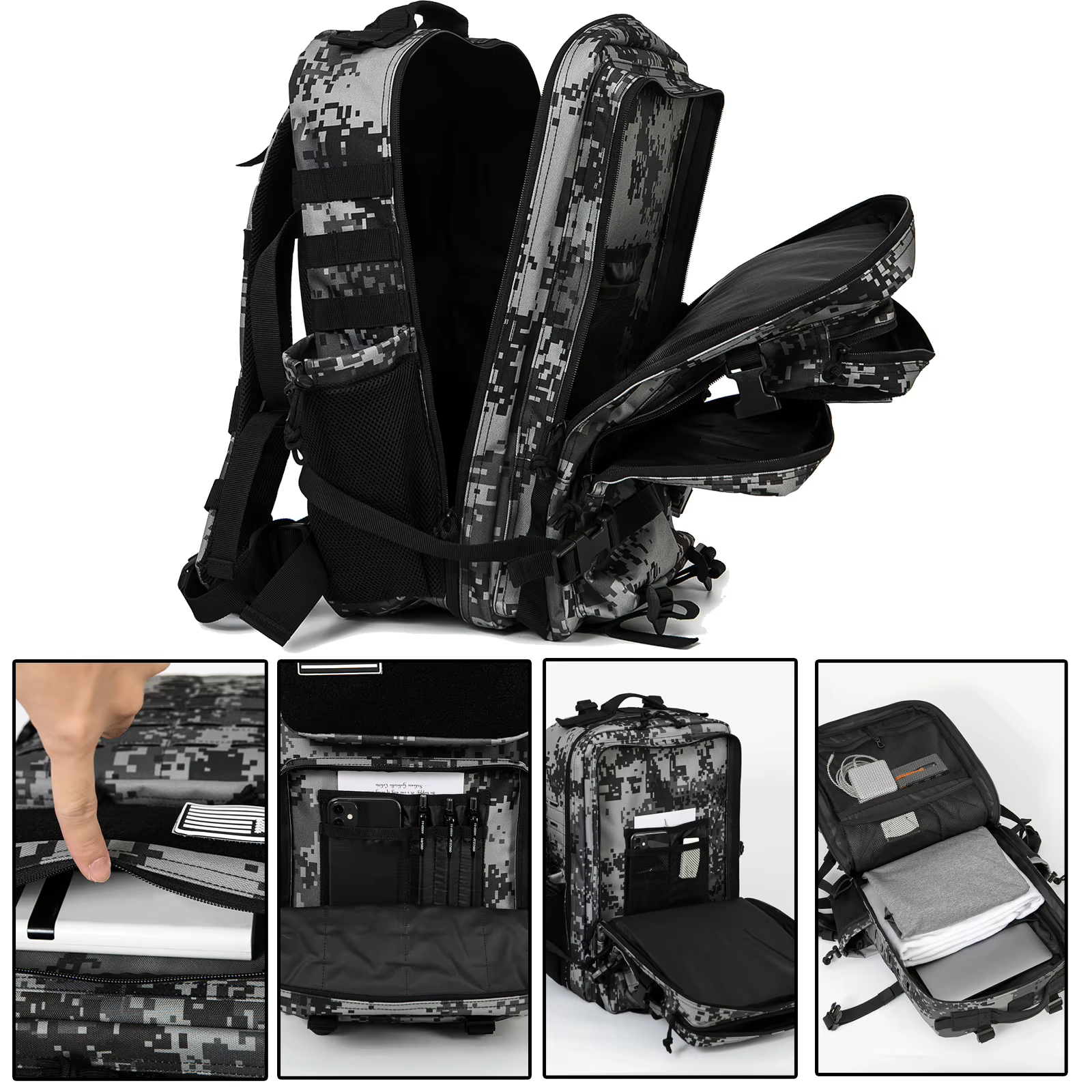 Sac à dos tactique 45L