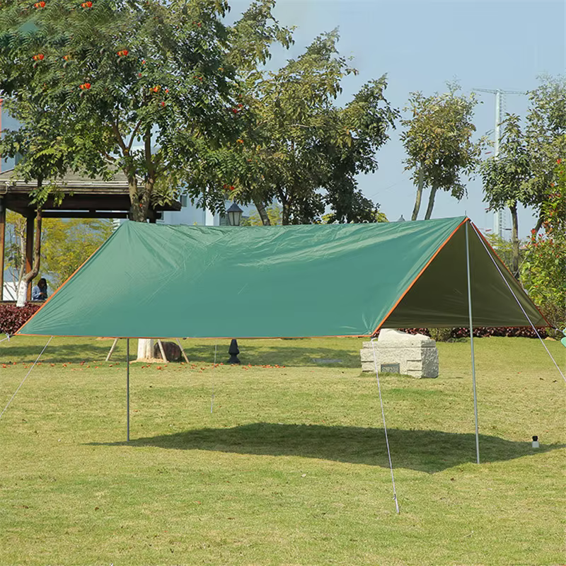 Bâche de Camping auvent touristique ombre tente imperméable en plein air sac à dos