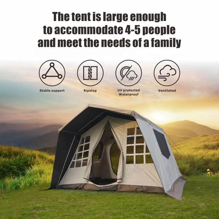 Tente de glamping exquise