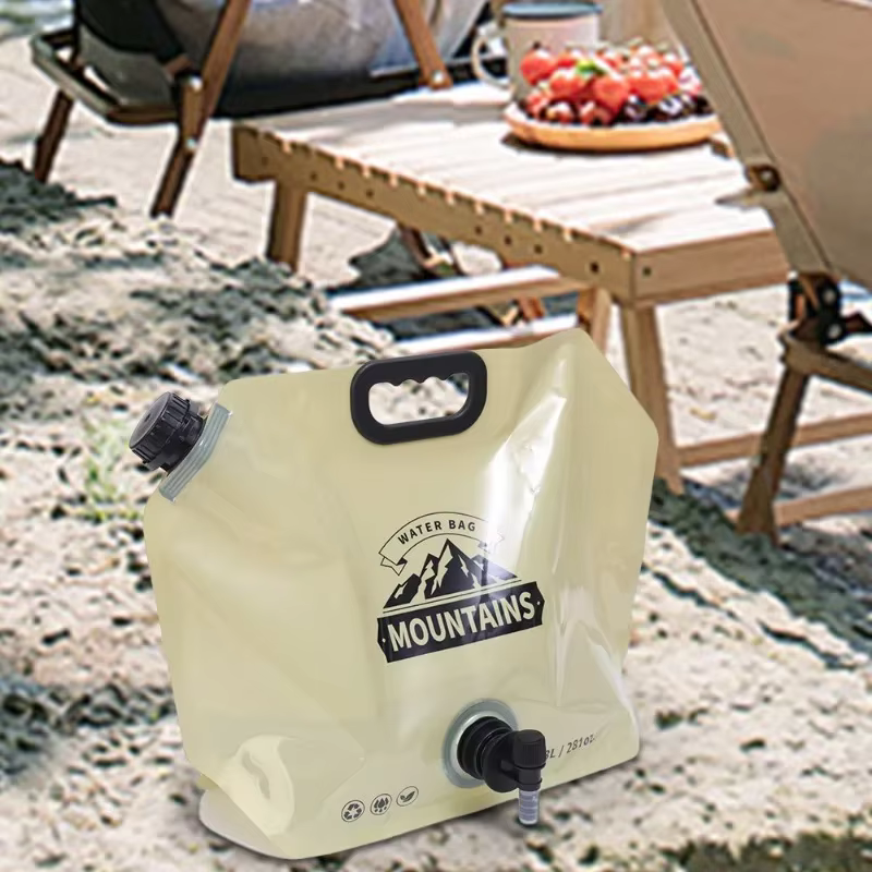 Sac à eau portable 8L, seau pliable
