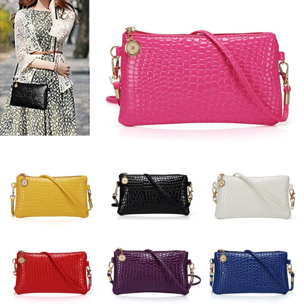 Beau sac cartable fermeture éclair femmes sacs portefeuilles sac à main épaule sac