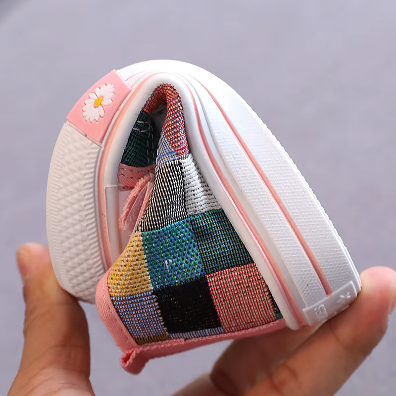Chaussures montantes en toile pour enfants, respirantes, assorties, décontractées, grande-bretelle, mode printemps 2022