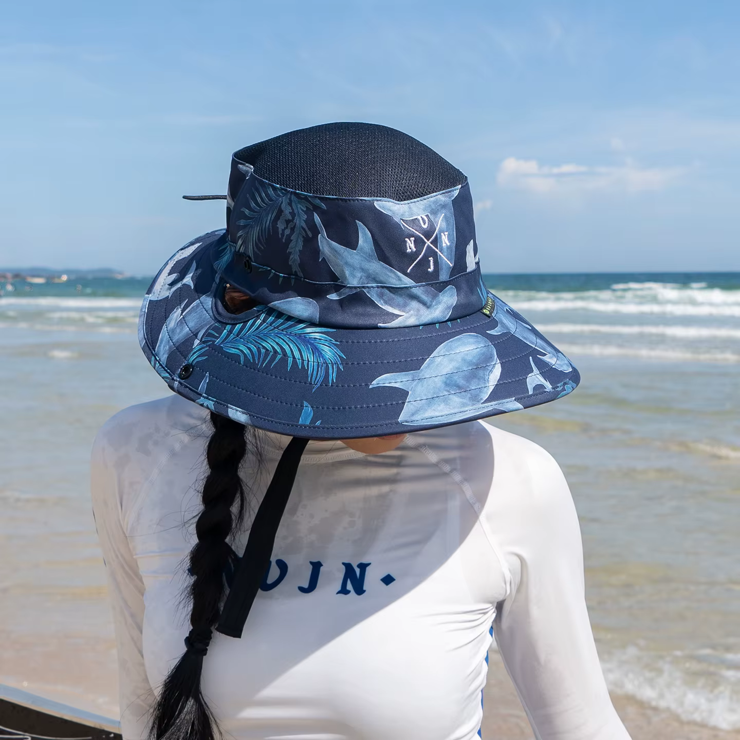 Nu-juin – chapeau de randonnée respirant, Protection solaire réglable pour hommes et femmes, casquette de pêche en plein air, escalade, sport, seau, chapeaux de Camping