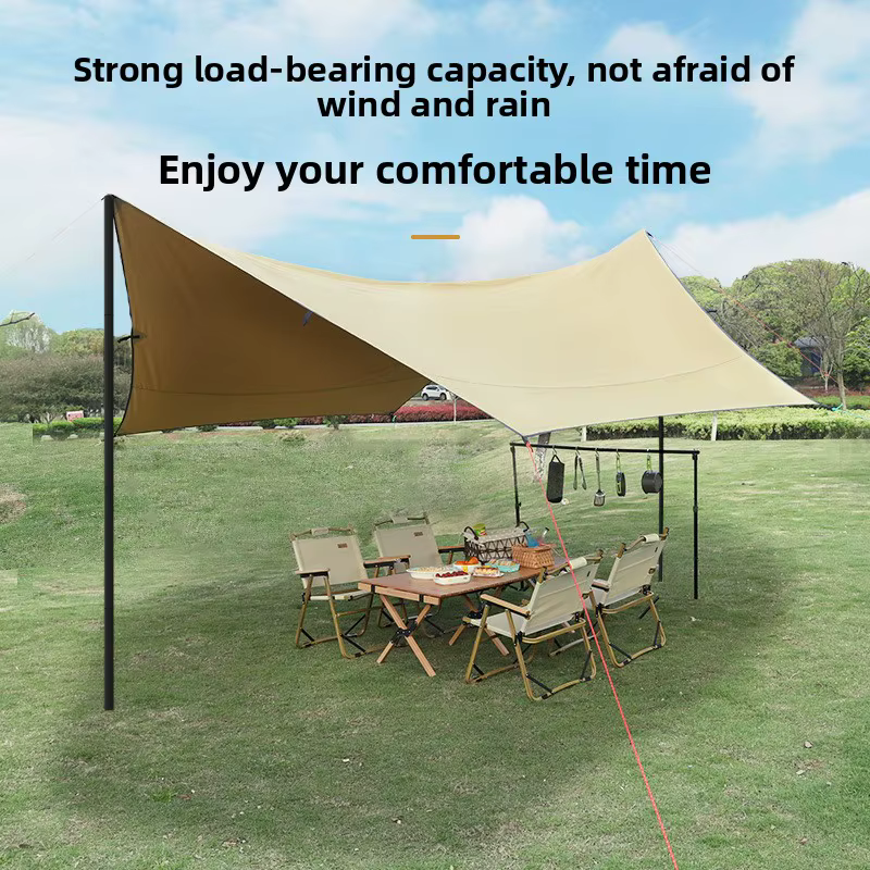 Poteaux de tente pour bâche, poids de roulement 150KG, accessoires de Camping réglables pour sac à dos, 16MM/19MM/25MM