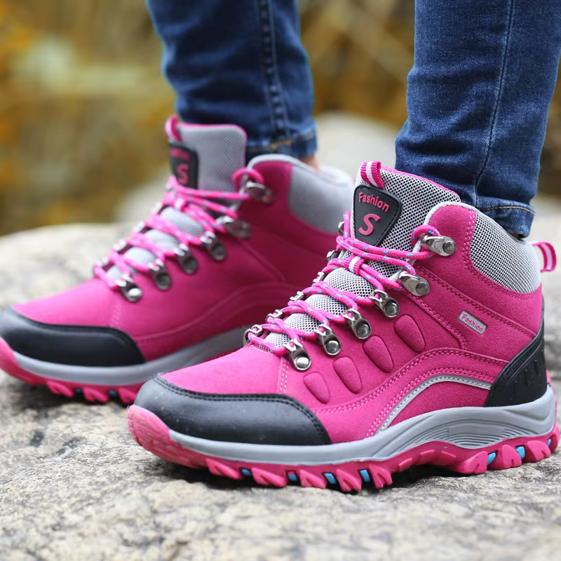 Chaussures de Randonnée Bleues Confortables pour Homme et Femme, Baskets de Trekking, de dehors de Plein Air, Grande Taille 46, Offre Spéciale