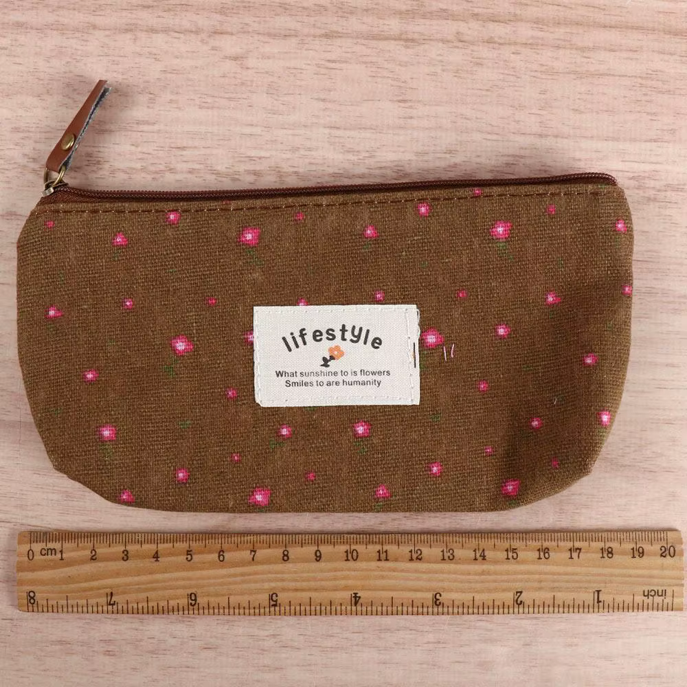 Trousse de maquillage en tissu pour filles