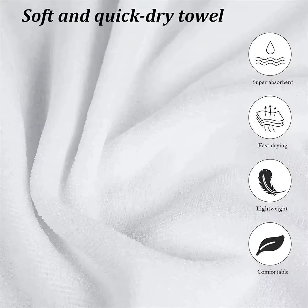 Serviette de sport Y-Yonex, serviette de plage, serviette de bain absorbante à séchage rapide pour la natation, la gym, le camping, les activités de plein air