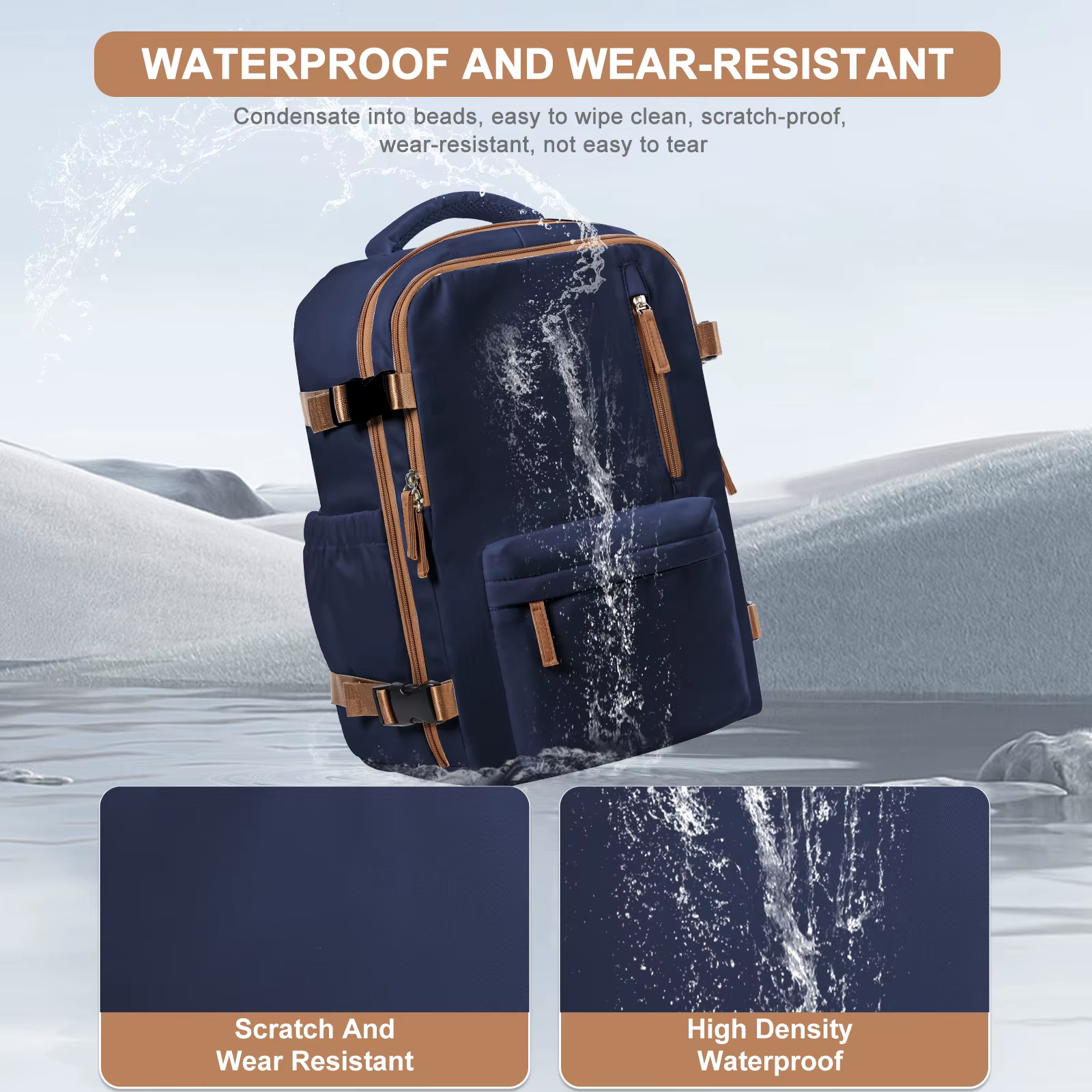 Sac à dos pour hommes sac à dos de voyage sac de cabine taille Ryanair 40x20x25 sac à dos grand cahier d'affaires étanche femme sac à dos cadeau