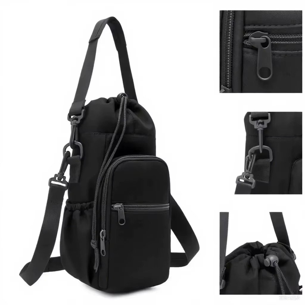Sac de bouteille d'eau Portable avec sangle réglable
