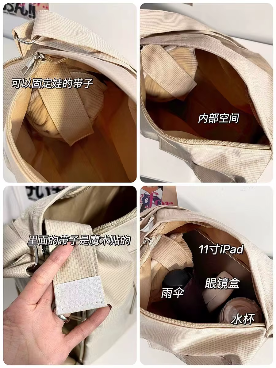 Itabag Kawaii pour poupées de 20CM, nouveau Style, sacs à bandoulière pour filles du lycée japonais, sac Ita pour femmes, sac à bandoulière de poche Transparent