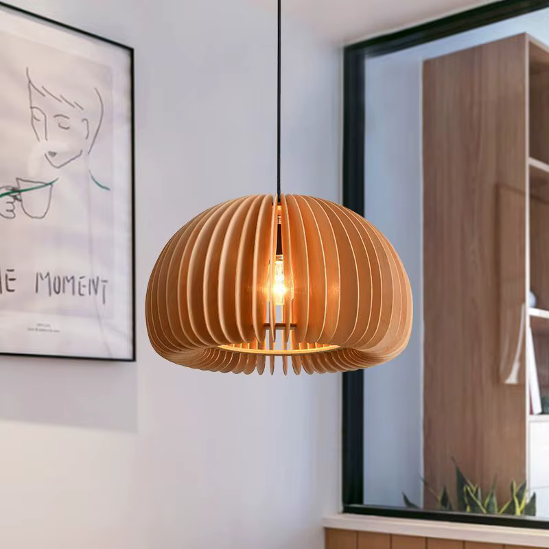 Le plus récent bambou suspension lampe plafonniers rotin osier Lustre tricoté à la main tressage suspendu maison salle à manger tressé intérieur décor chaud
