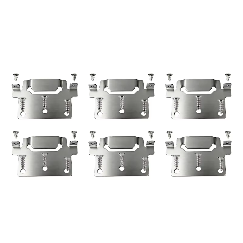 Lot de 6 supports de montage pour lit Ikea Skorva Midbeam avec vis de fixation 116791