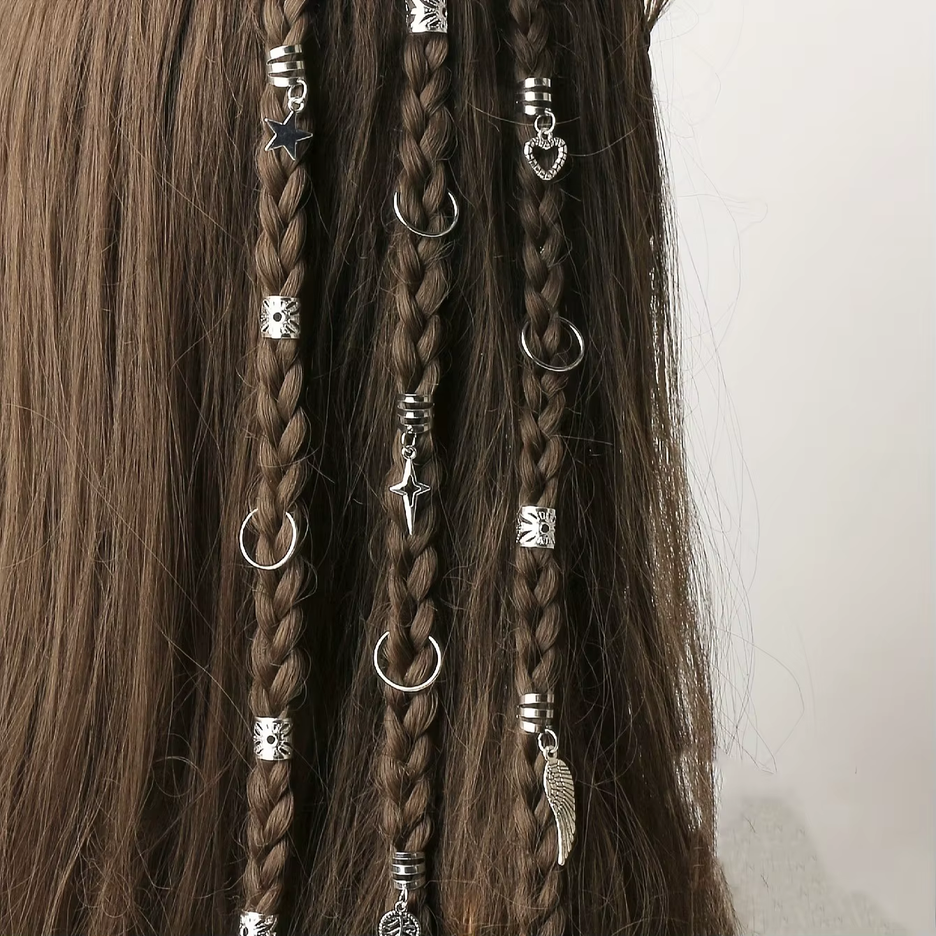 Anneau de cheveux de tresse d'alliage pour des filles et des femmes, dreadlock, style hiphelicopter, accessoires de cheveux, bijoux pour des tresses, Loc, 45pcs