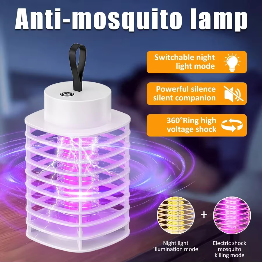 Lampe anti-moustiques à choc électrique USB 5V