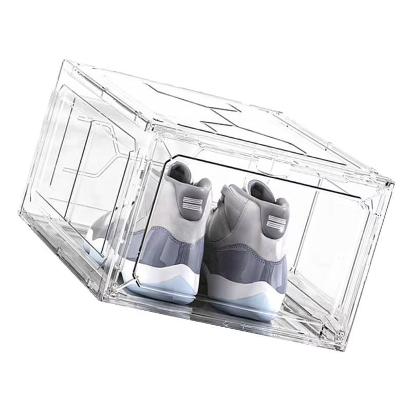 Boîtes à chaussures élégantes et transparentes