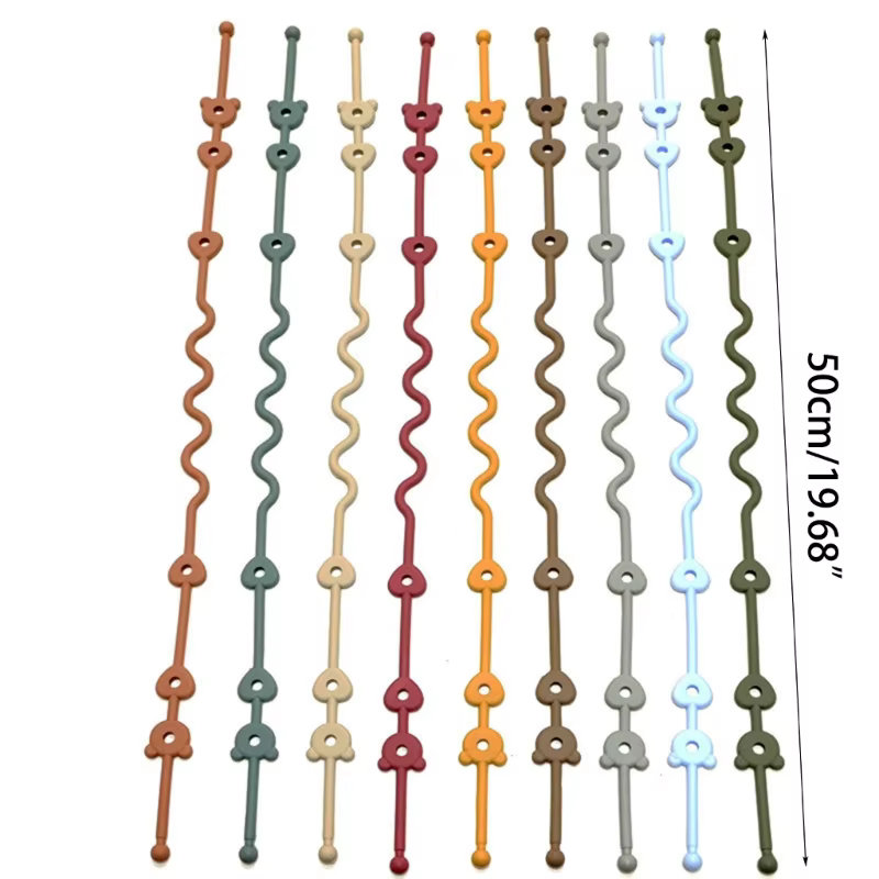 Chaîne sucette pour bébé avec sangles sécurité