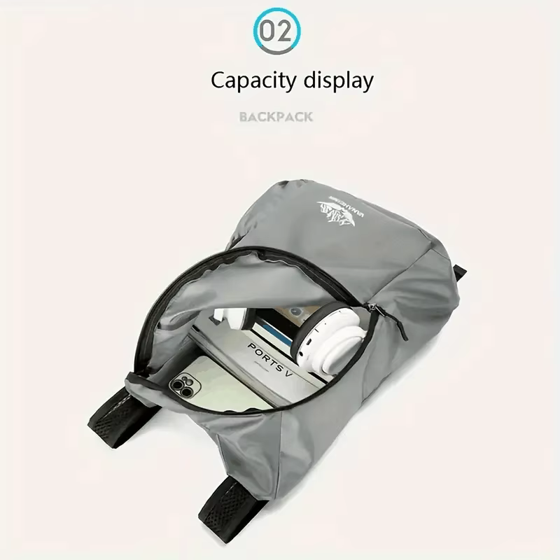 2025 Nouveau sac à dos ultraléger multifonctionnel 1 paquet – Pliable et portable – Parfait pour les essentiels du