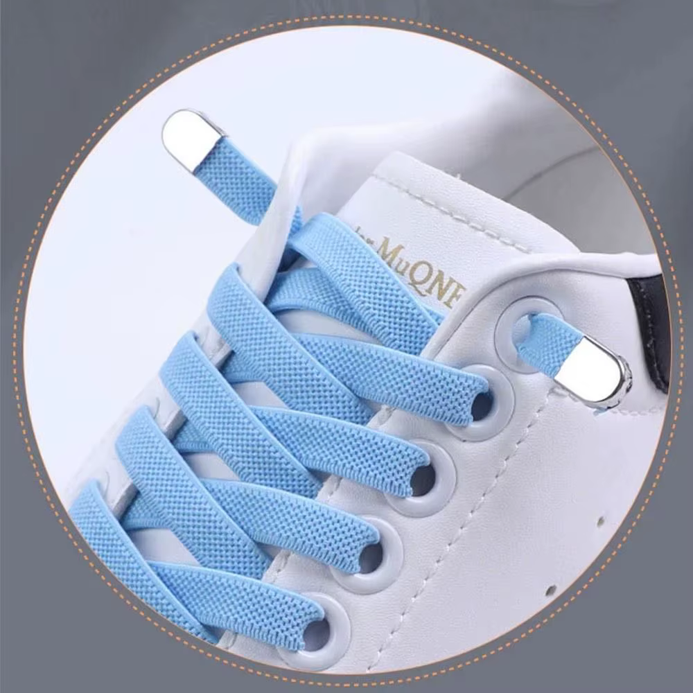 Lacets élastiques durables sans nœuds pour chaussures de course