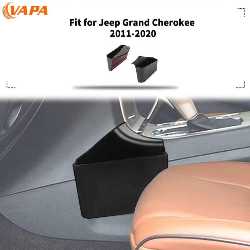 Boîte de rangement d'équipement de voiture ABS, organisateur intérieur, accessoires de rangement supplémentaires adaptés à la Jeep Grand Cherokee 2011 – 2020