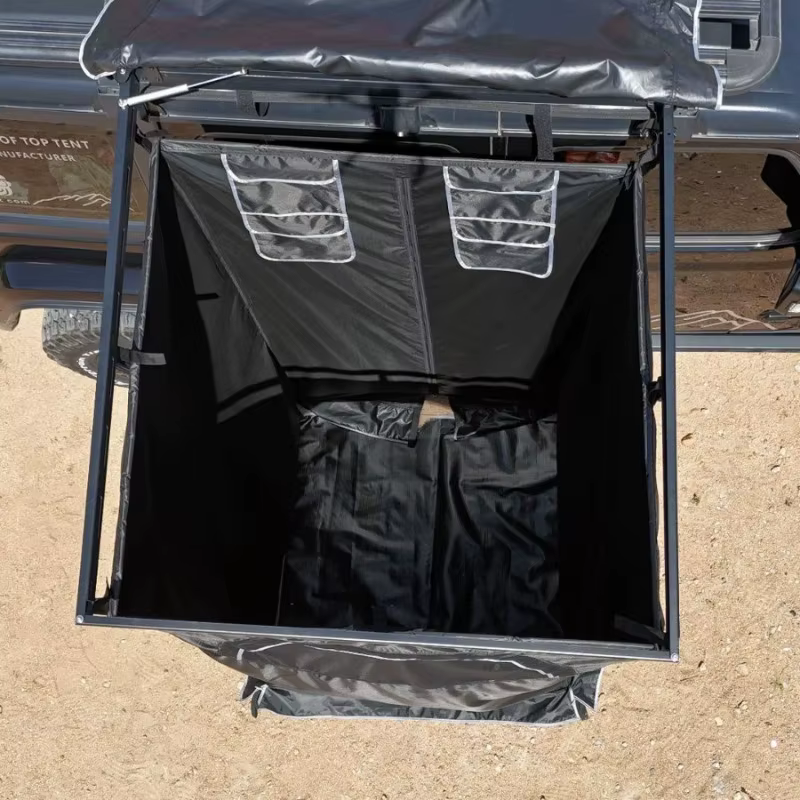 Tente de bain latérale d'extérieur pour voiture unique