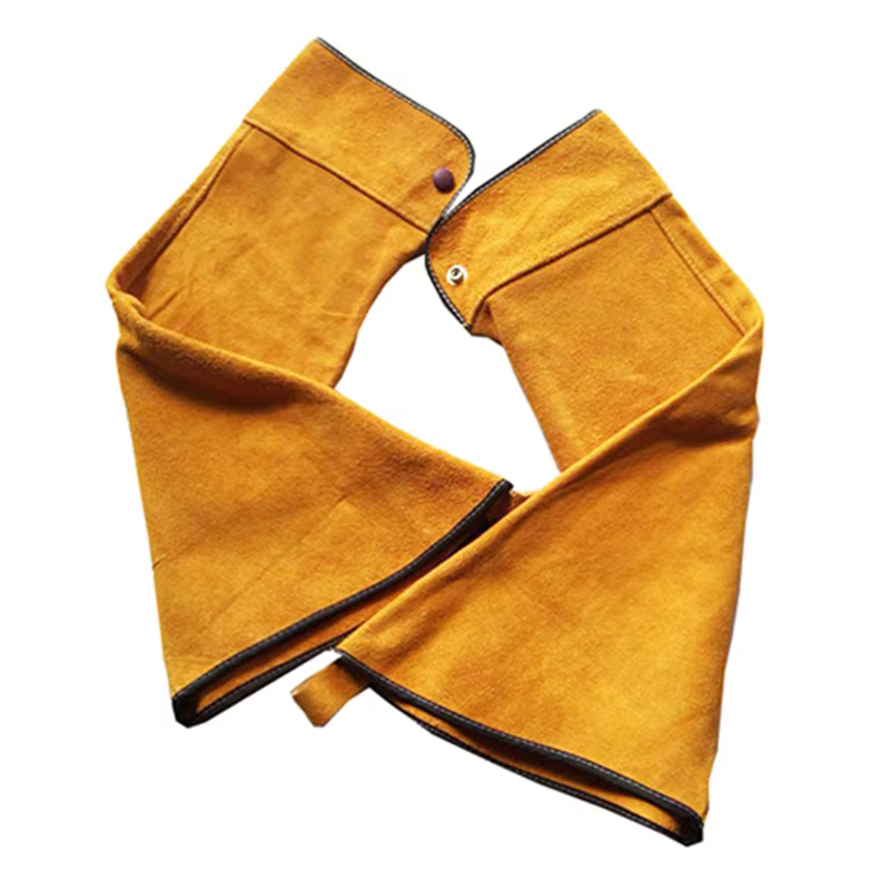 Bras soudeur pour protection, manchons en cuir pour barbecue, atelier menuiserie