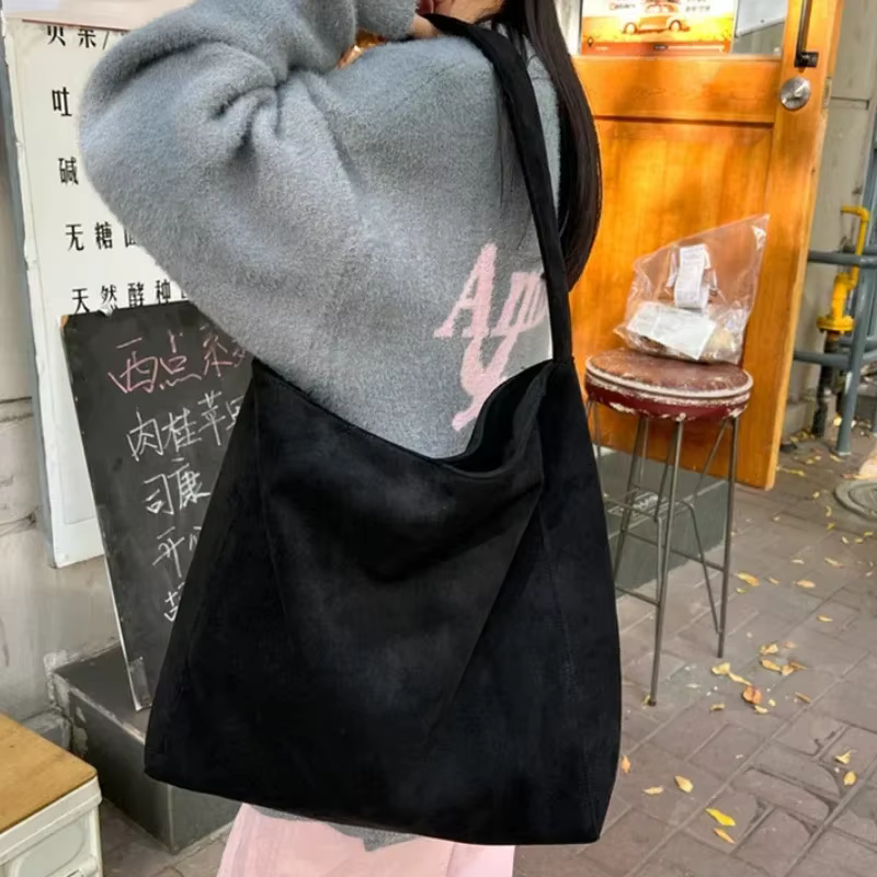 Sac à Main en Tissu Tweed pour Femmes