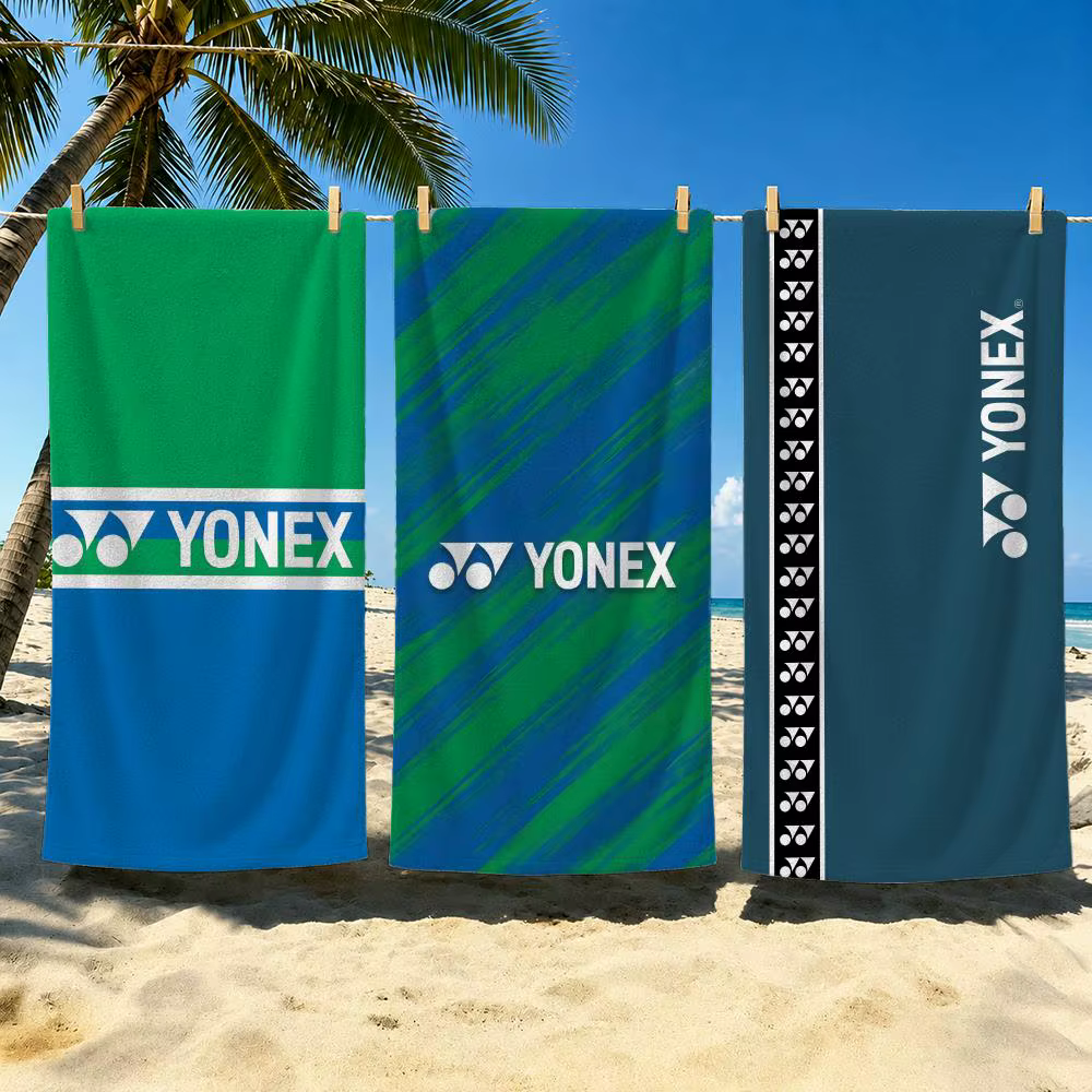 Serviette de marque Y-Yonex, serviette douce pour piscine, cadeau pour voyage, salle de sport, douche, camping, séchage rapide, grande serviette de plage