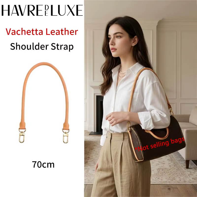 Sangle de sac en cuir Vachetta véritable pour Speedy 20 25 30, sangles d'épaule, ceintures longues, accessoires de remplacement pour sacs