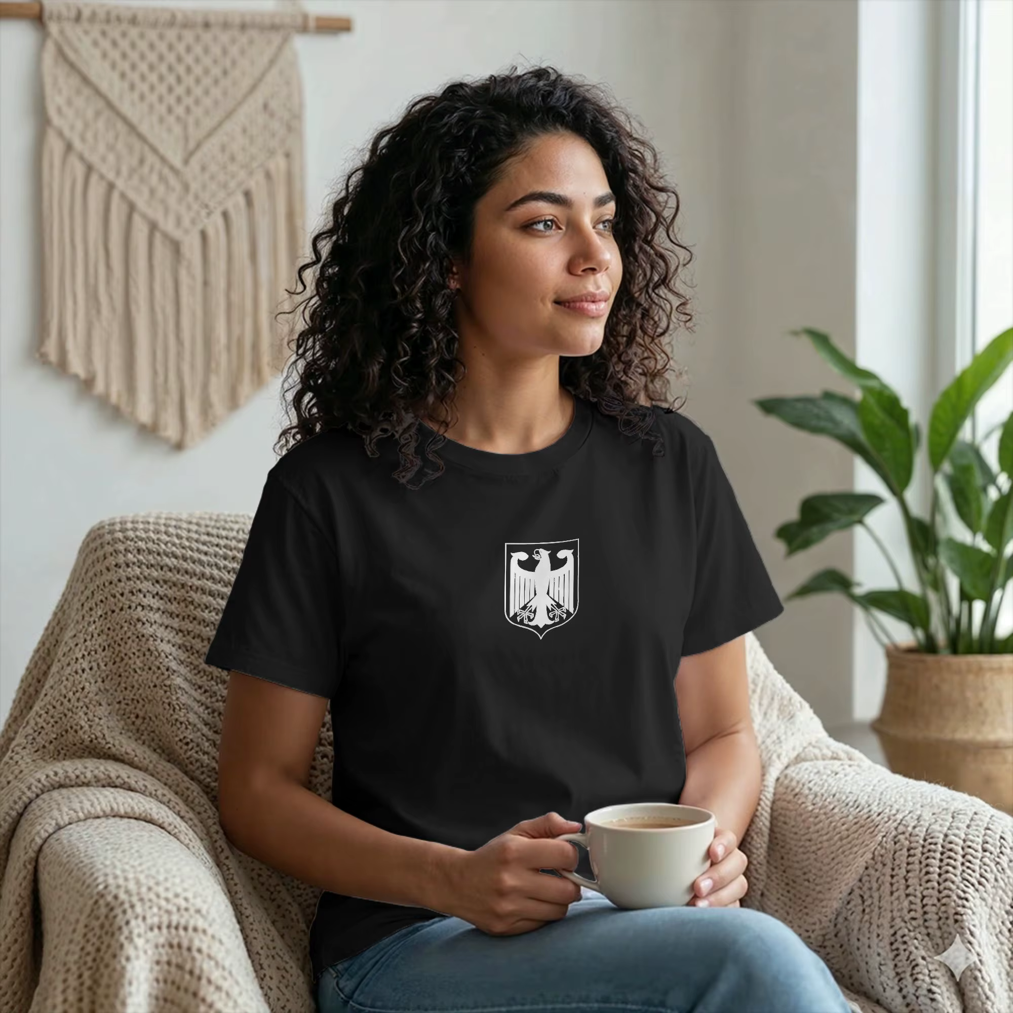T-Shirt avec armoiries allemandes pour hommes