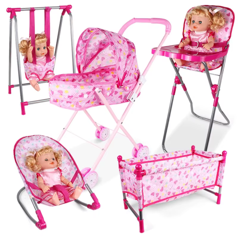 Chaises à bascule pour maison de beurre, lit balançoire, chaise de salle à manger, décor de maison de jeu pour bébé, accessoires mignons