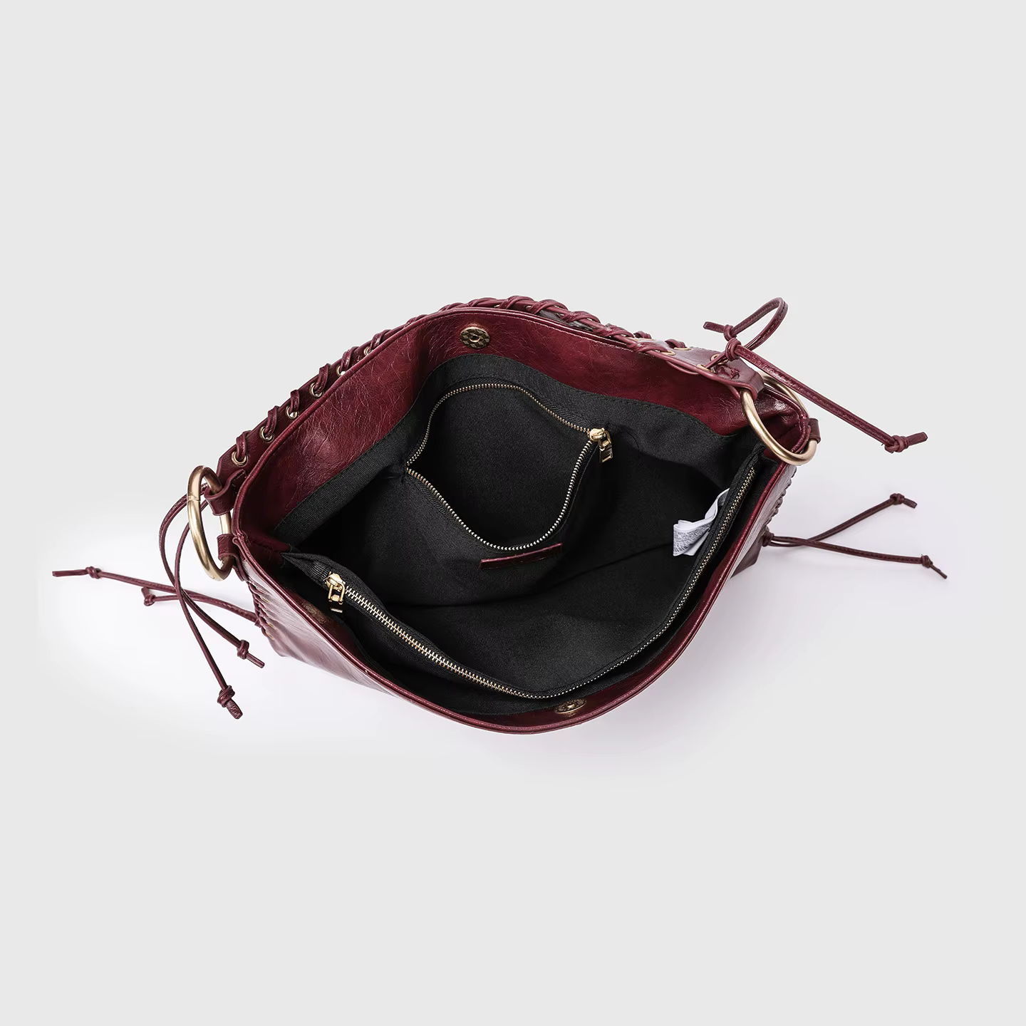 Sac fourre-tout grande capacité pour femme avec boucle métallique