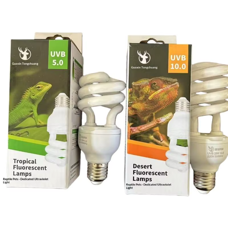 1 pièces 13W/26W rayons UV économie d'énergie Terrarium lumière de se prélasser 5.0 10.0 UVB lampe pour Reptile tortue lézard serpent Reptiles lampes chauffantes