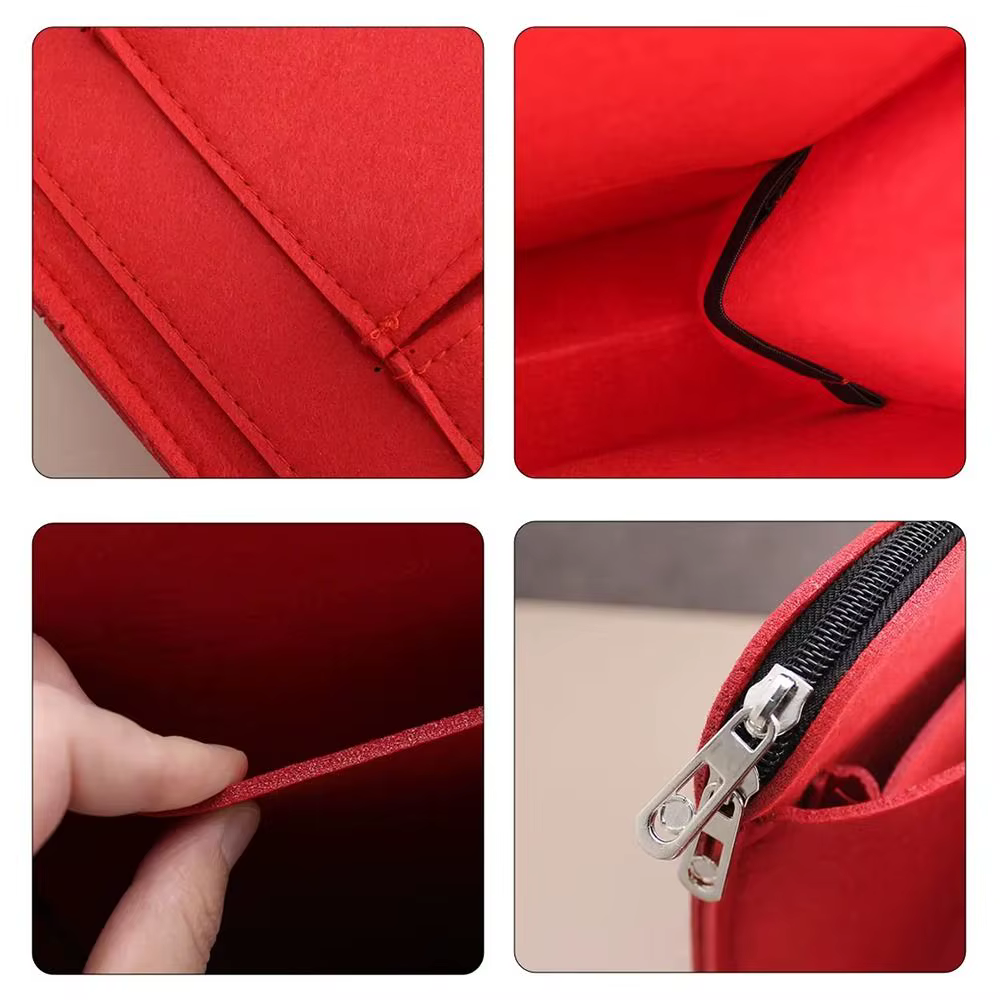 Sac à dos durable multi-poches, sac intérieur grande capacité, sac de voyage portable en feutre, organiseur pour Longchamp