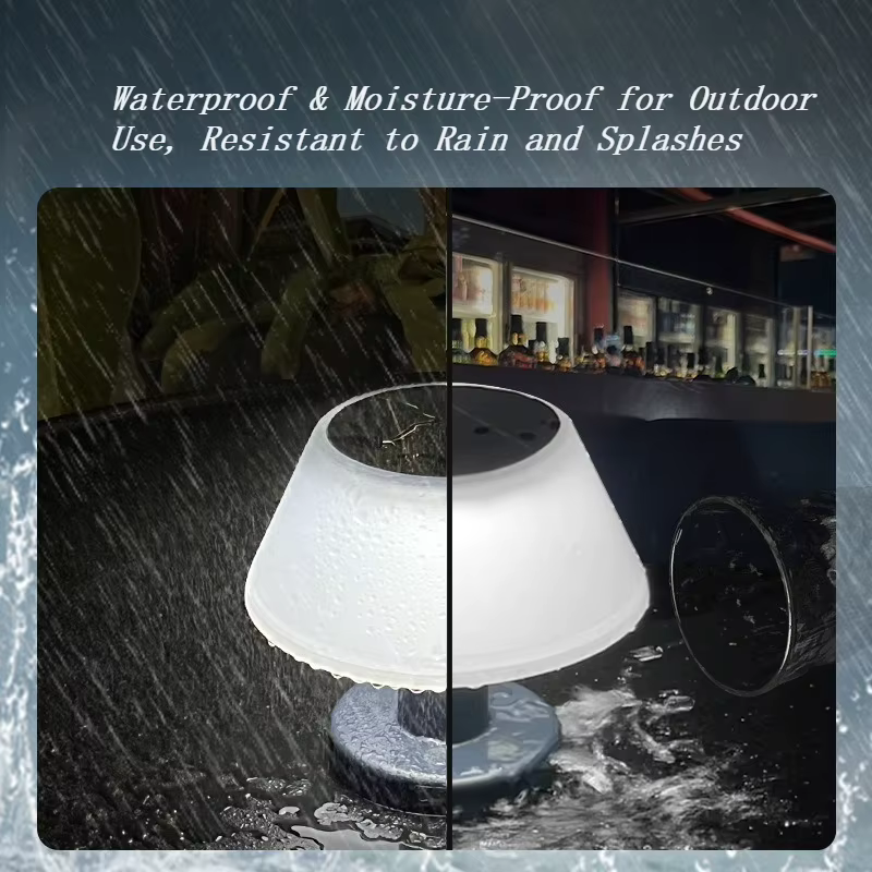 Lampe de table solaire d'extérieur étanche