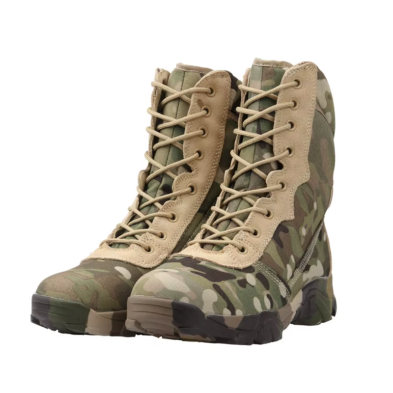 Jungle CamSolomon-Bottes de randonnée légères camouflage pour hommes et femmes
