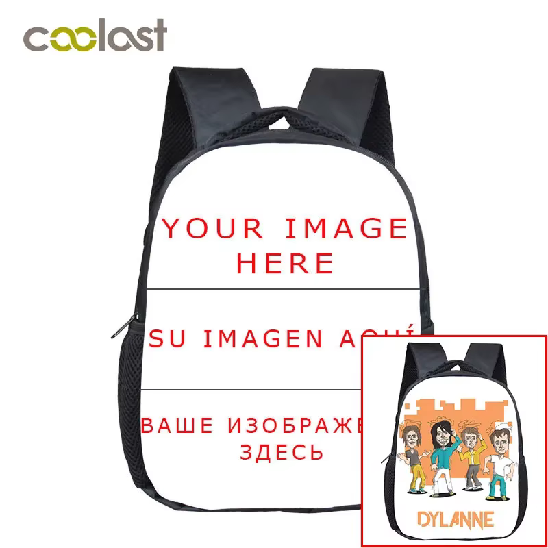 Mini sac à dos d'école personnalisé pour adolescents, personnalisez votre Photo, petit sac à couches pour enfants, sac de livre scolaire pour enfants, sac cadeau