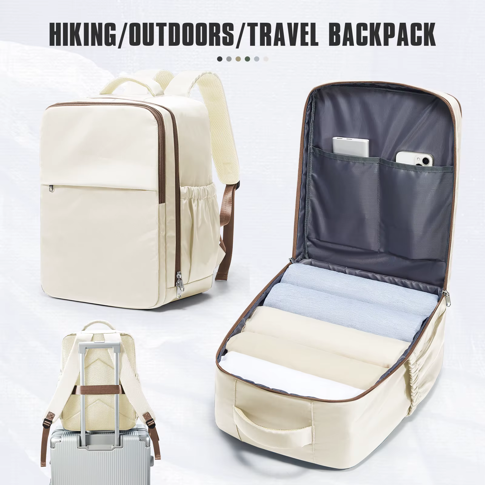 Sac à dos de voyage pour avion de cabine 40x30x20