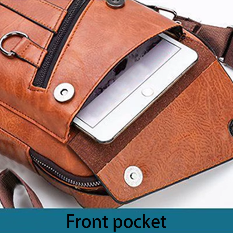 Sac à bandoulière de sport classique multi-poches