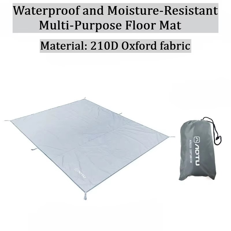 Tapis de sol imperméable en tissu Oxford pour tente