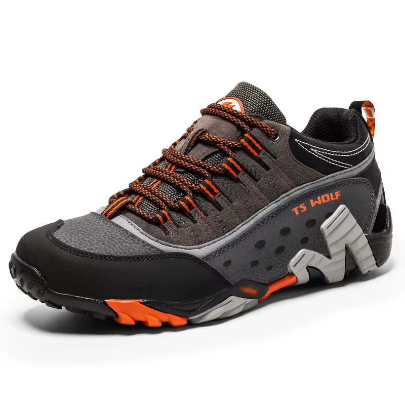 Chaussures de randonnée en cuir pour hommes, baskets antidérapantes résistantes à l'usure, chaussures de montagne d'escalade pour Couple, chaussures de Trekking respirantes