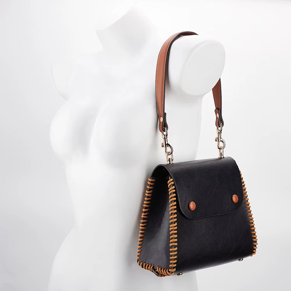 Sangles de sac à main en cuir interchangeables - Sangles réglables pour sac à bandoulière et sac porté travers pour femmes - Accessoires élégants pour sacs à main avec