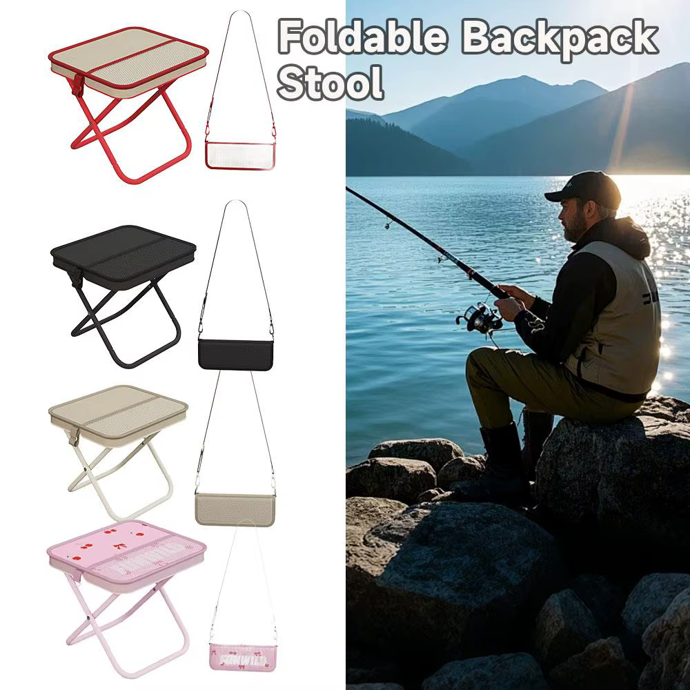 Tabouret pliable pour le camping