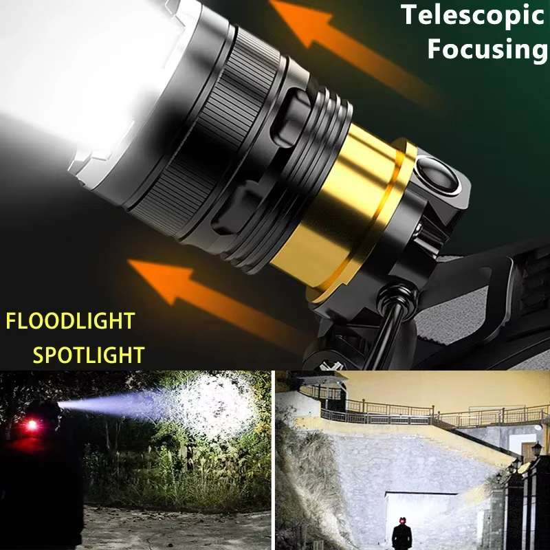 Led Super puissant phare Rechargeable lampe de poche haute puissance