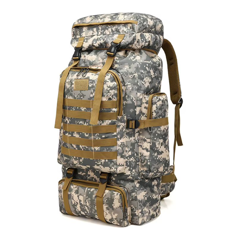 Sac à dos tactique de grande capacité 80L