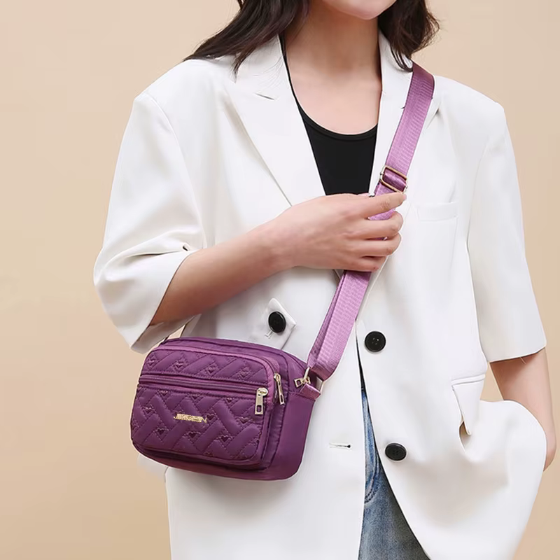 Sac matelassé multicolore pour femmes
