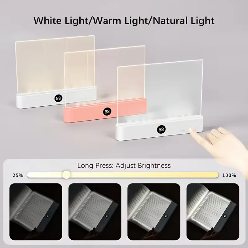 Lampe de lecture LED veilleuse livre étude familiale